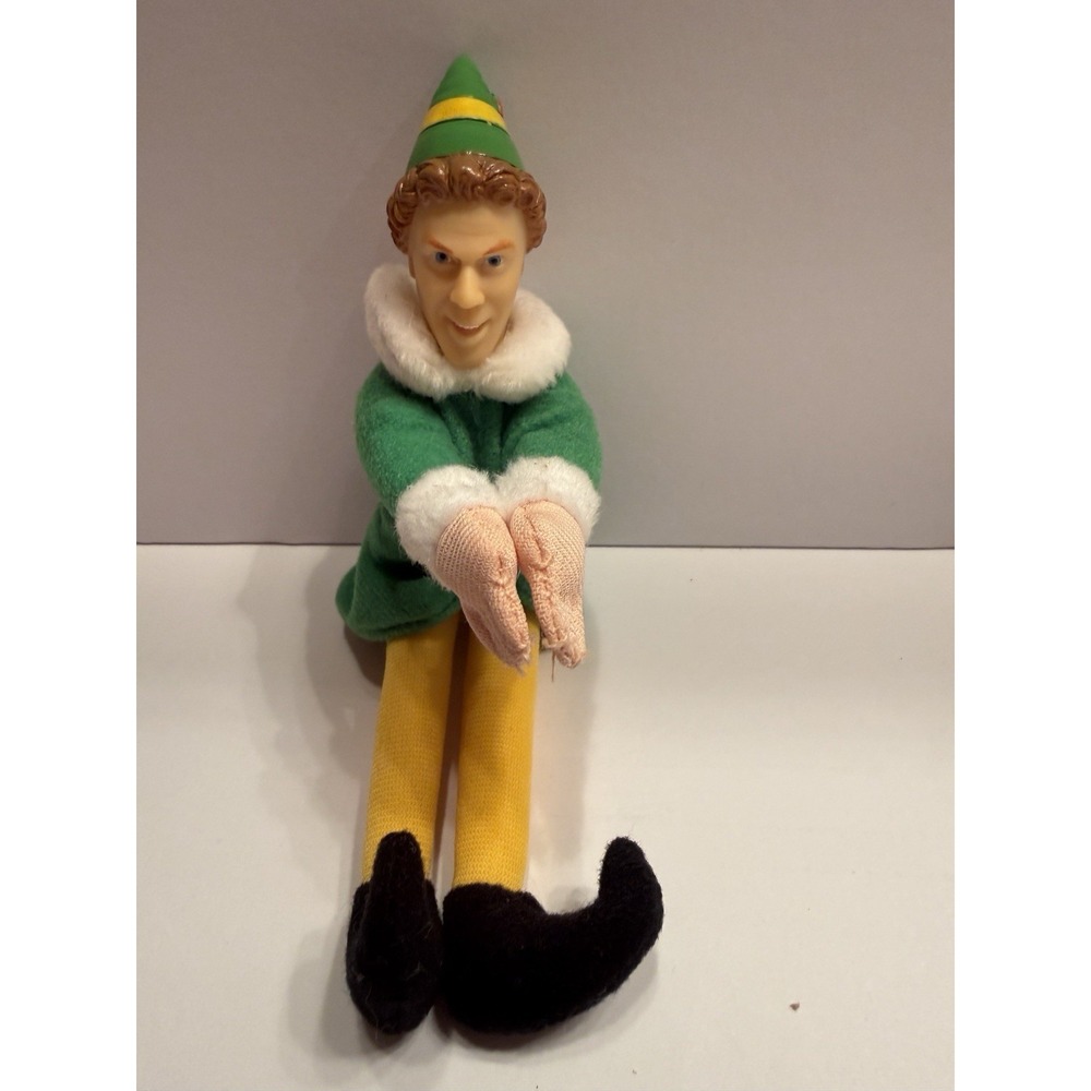 Vintage 2004 Elf Movie Buddy The Elf Plush Hugger Cup On Toy Wendy's 6"EUC